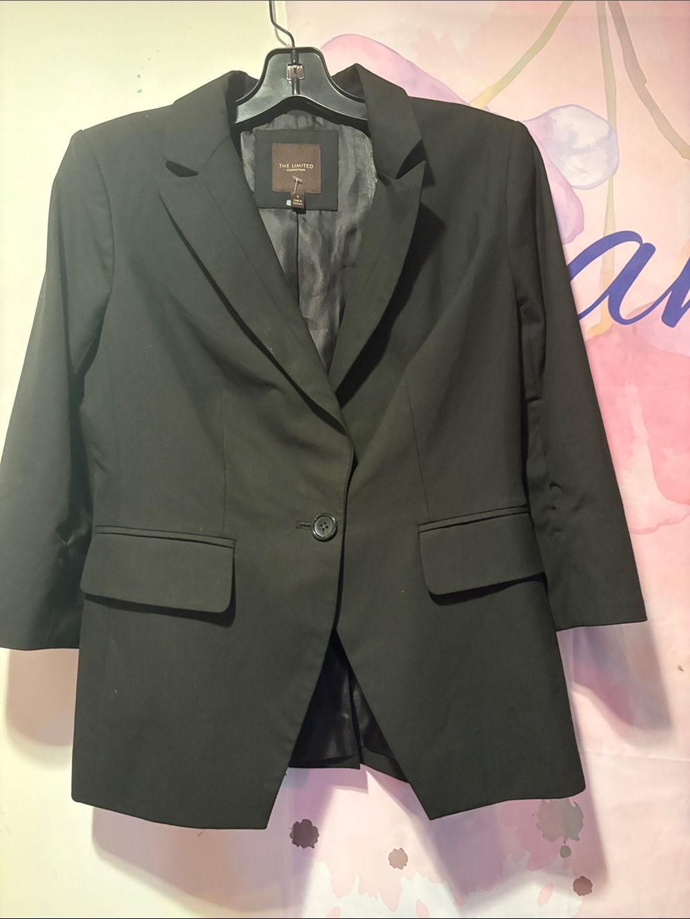 The Limited Black Tailored Single-Button Blazer small